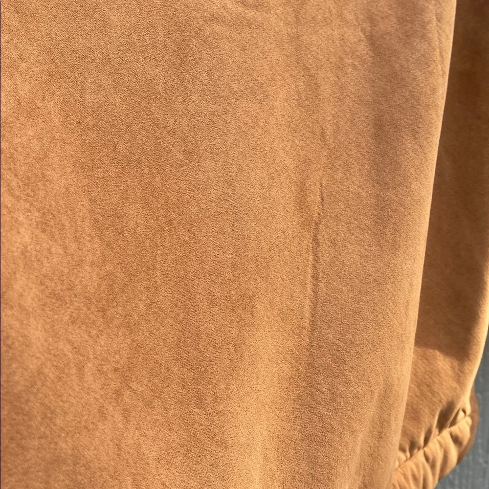 Boston Traders Tan Sherpa Jacket Size: Medium
